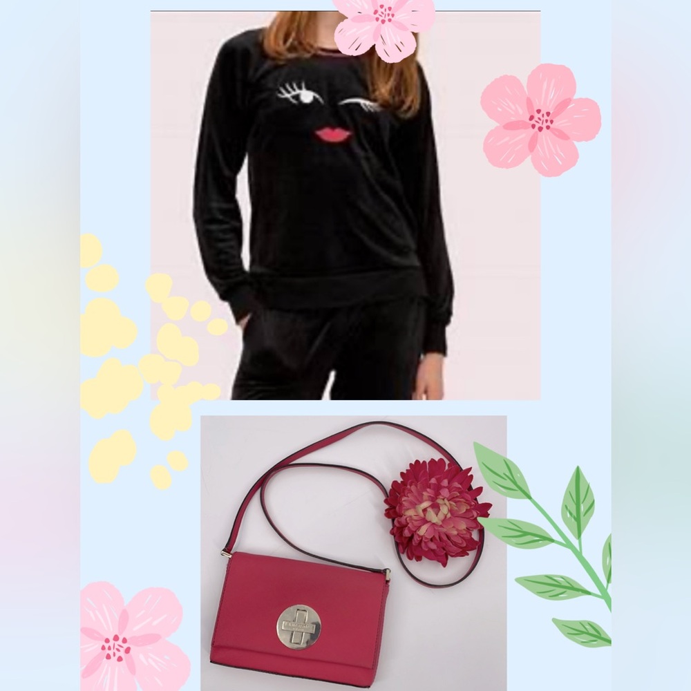 Kate Spade Set Velour and Crossbody